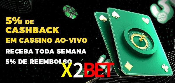Promoções do cassino ao Vivo X2BET